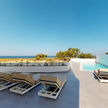 Sea-View Beach Villa Melpomeni At Periyiali Konnos Resort Villa